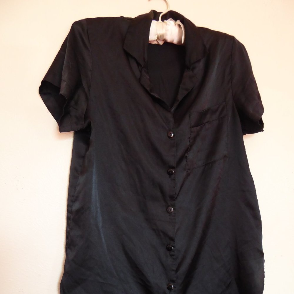 Black Nightshirt by California Dynasty - Size Small
